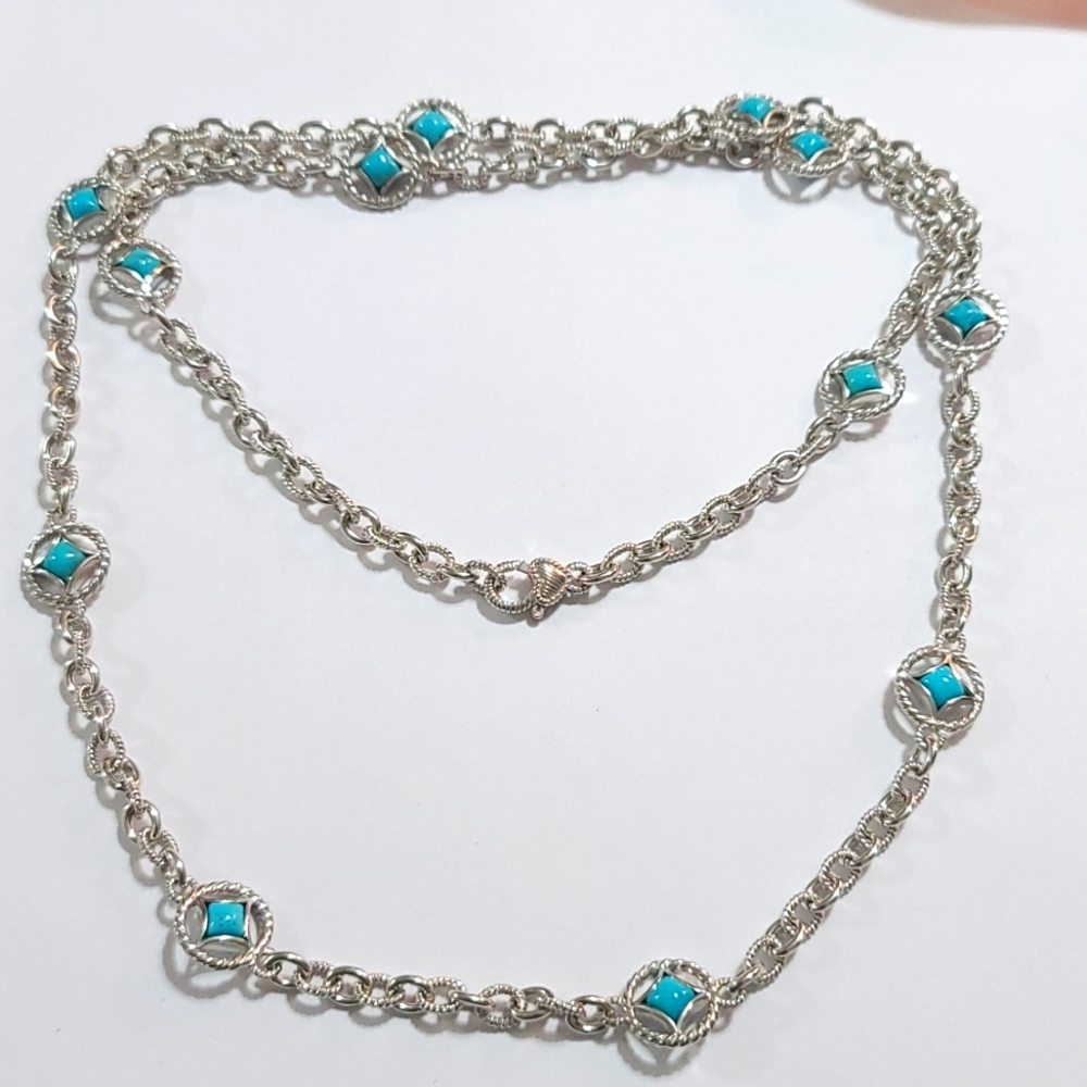 New - Judith Ripka Turquoise Necklace